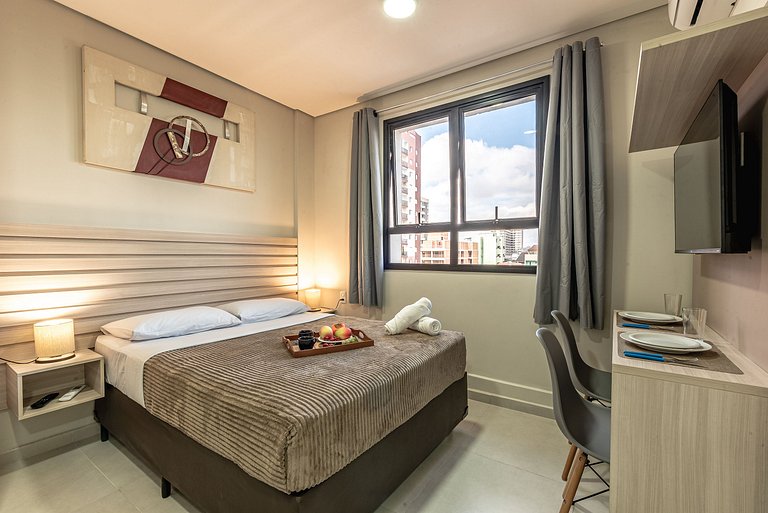 Apê Completo em SBC | Piscina, Academia e A/C