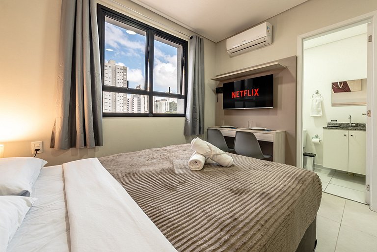 Apê Completo em SBC | Piscina, Academia e A/C