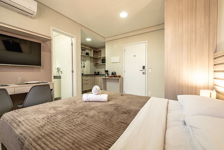 Apê Completo em SBC | Piscina, Academia e A/C