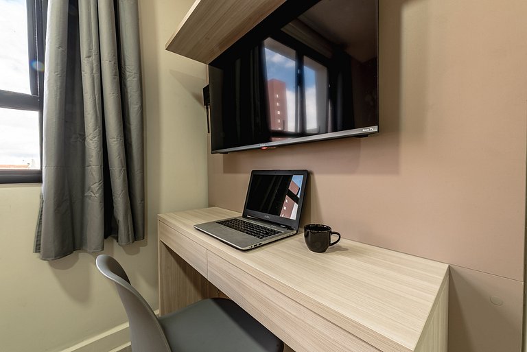 Apê Completo em SBC | Piscina, Academia e A/C