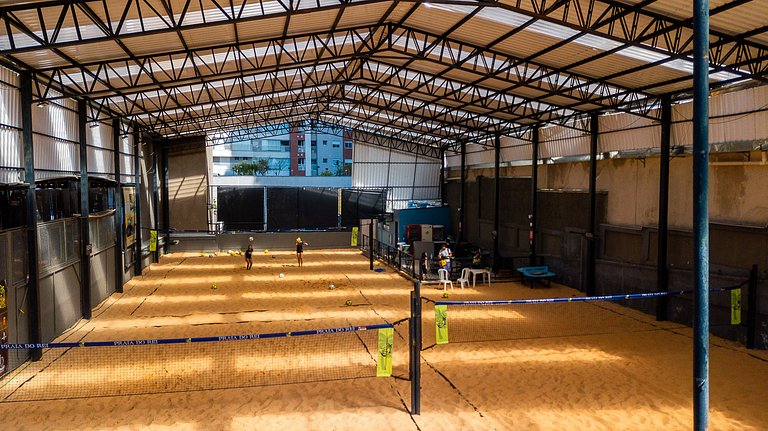 Apê Triplo SBC c/ Piscina + Vista + A/C e Wi-Fi