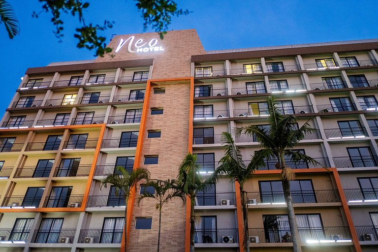 Studio Resort c/ Piscina + Wi-Fi e Ar | SBC