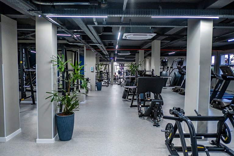 Studio Resort c/ Piscina + Wi-Fi e Ar | SBC