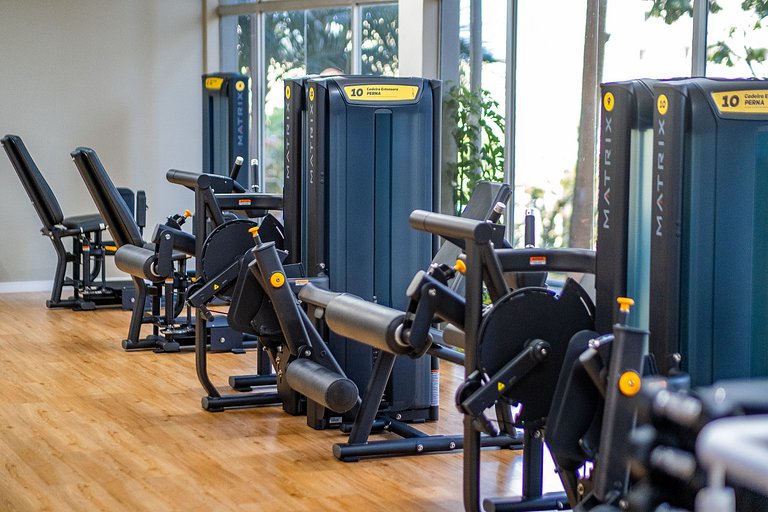 Studio Resort c/ Piscina + Wi-Fi e Ar | SBC