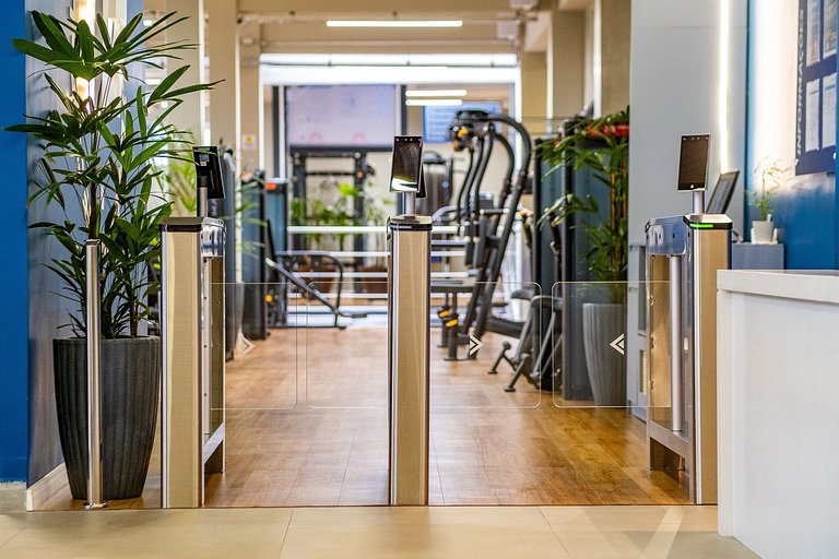 Studio c/ Estrutura de Resort + Wi-Fi e Ar em SBC