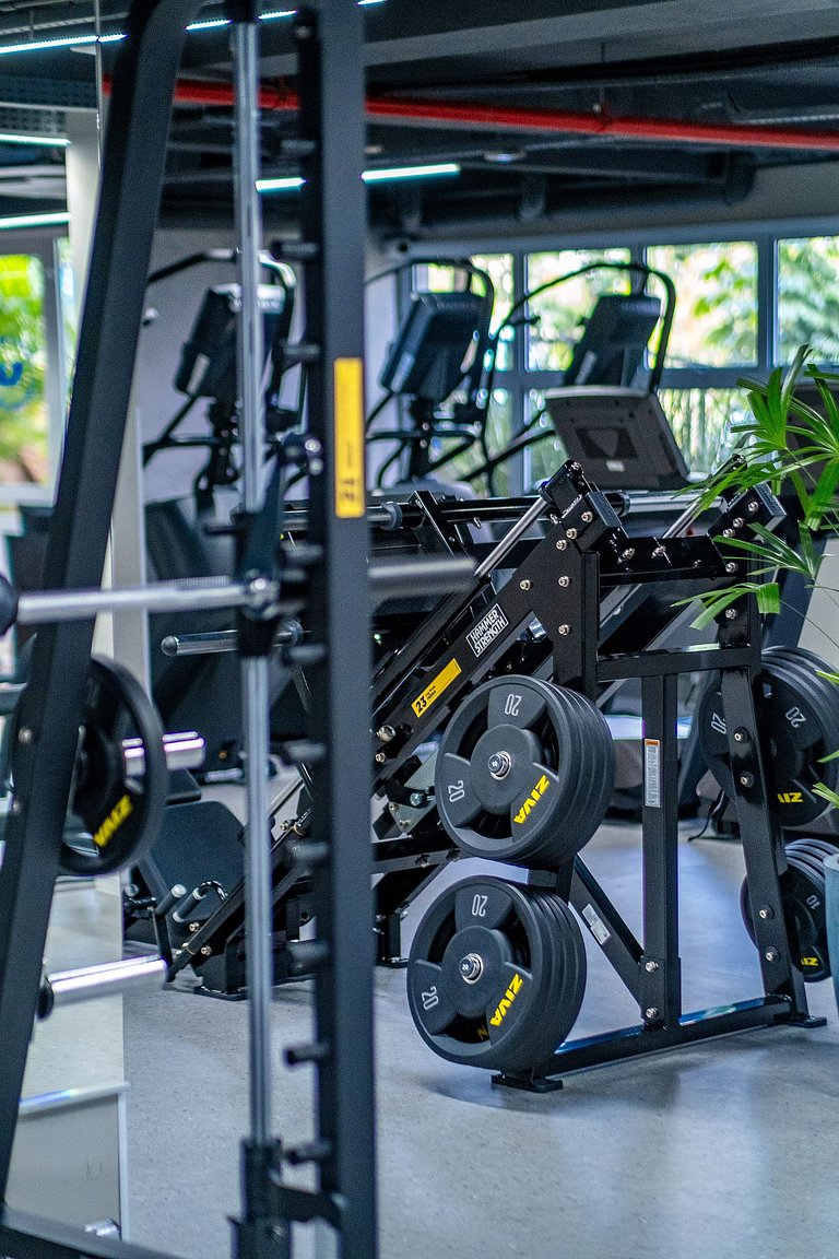 Studio c/ Estrutura de Resort + Wi-Fi e Ar em SBC