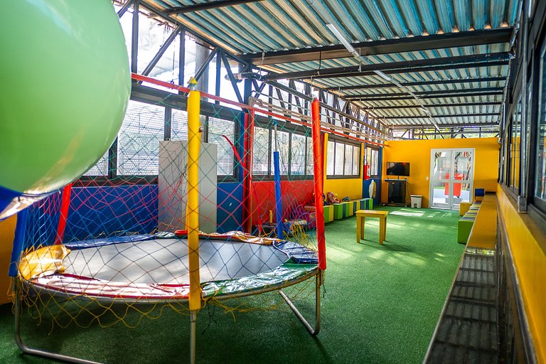 Studio Resort c/ Piscina + Wi-Fi e Ar | SBC