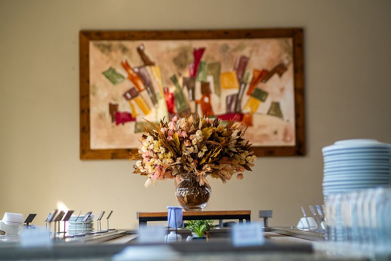 Studio c/ Estrutura de Resort + Wi-Fi e Ar em SBC