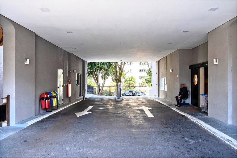 Studio Resort c/ Piscina + Wi-Fi e Ar | SBC