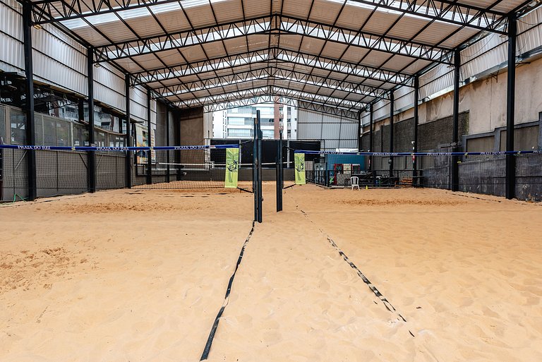 Studio c/ Estrutura de Resort + Wi-Fi e Ar em SBC