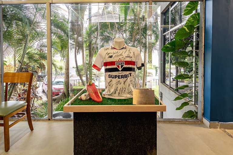 Studio Resort c/ Piscina + Wi-Fi e Ar | SBC