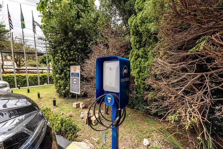 Studio c/ Estrutura de Resort + Wi-Fi e Ar em SBC