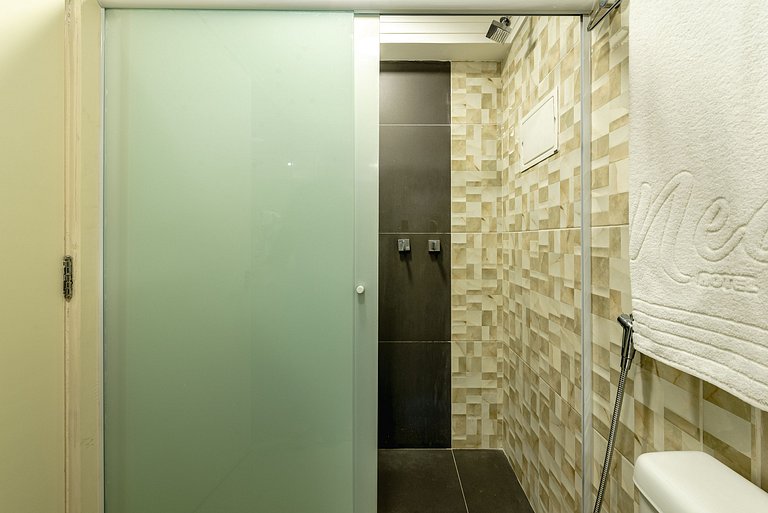 Studio Moderno SBC c/ Piscina + Vista + Ar e Wi-Fi