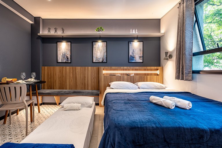 Apê Estilo em SBC | Piscina, Academia, A/C e Wi-Fi