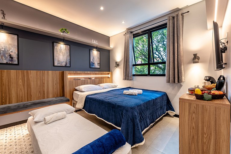 Apê Estilo em SBC | Piscina, Academia, A/C e Wi-Fi