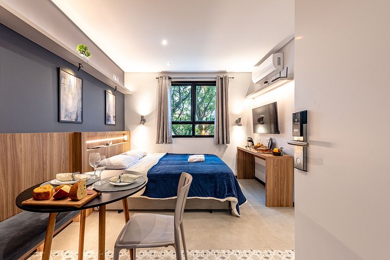 Apê Estilo em SBC | Piscina, Academia, A/C e Wi-Fi