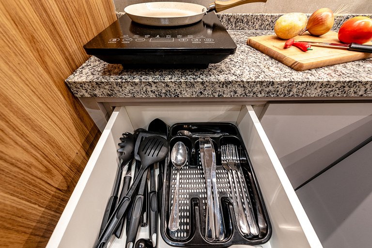 Apê Estilo em SBC | Piscina, Academia, A/C e Wi-Fi