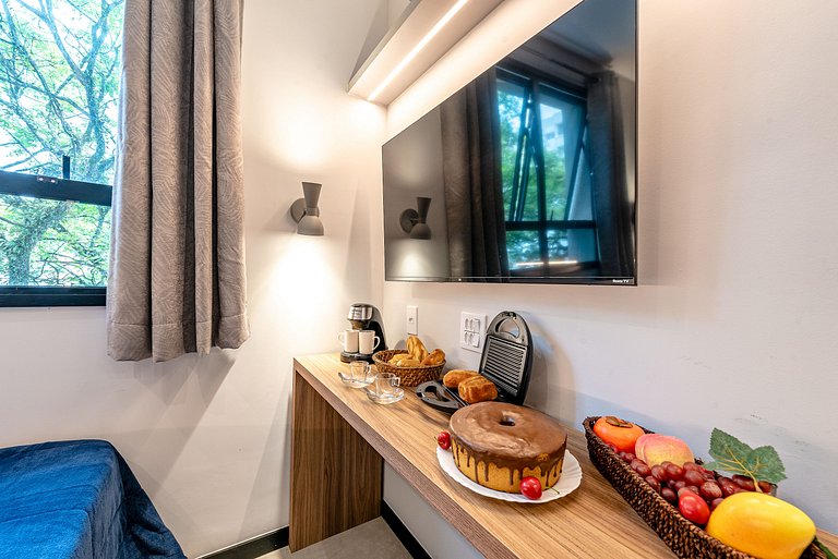 Apê Estilo em SBC | Piscina, Academia, A/C e Wi-Fi