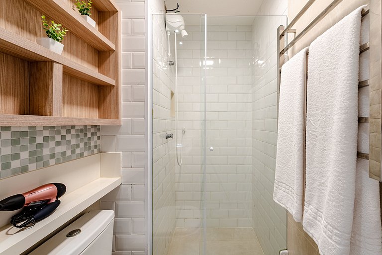 Apê Urbano Frei Caneca | Wi-Fi, Netflix e Academia