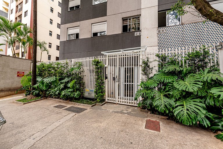 Apê Urbano Frei Caneca | Wi-Fi, Netflix e Academia