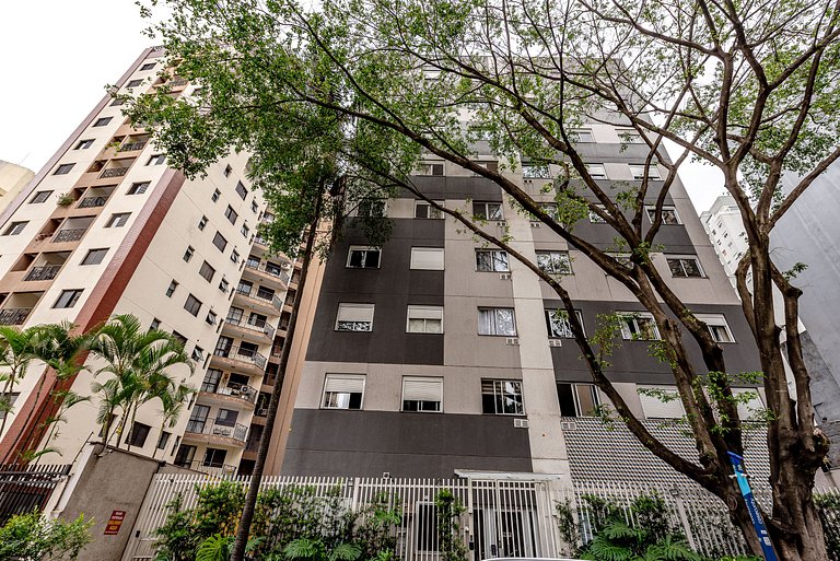 Apê Urbano Frei Caneca | Wi-Fi, Netflix e Academia