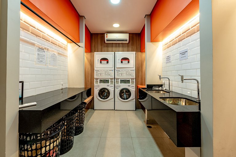 Apê Urbano Frei Caneca | Wi-Fi, Netflix e Academia