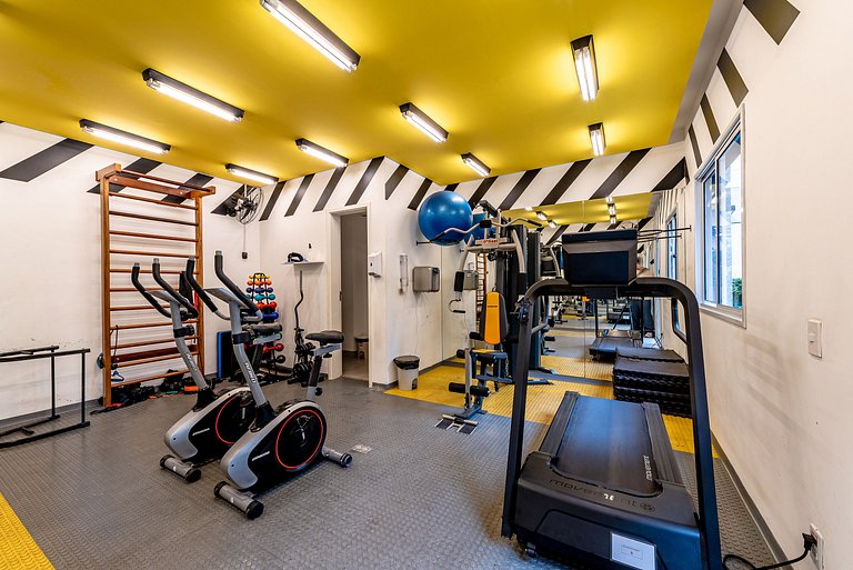 Apê Urbano Frei Caneca | Wi-Fi, Netflix e Academia