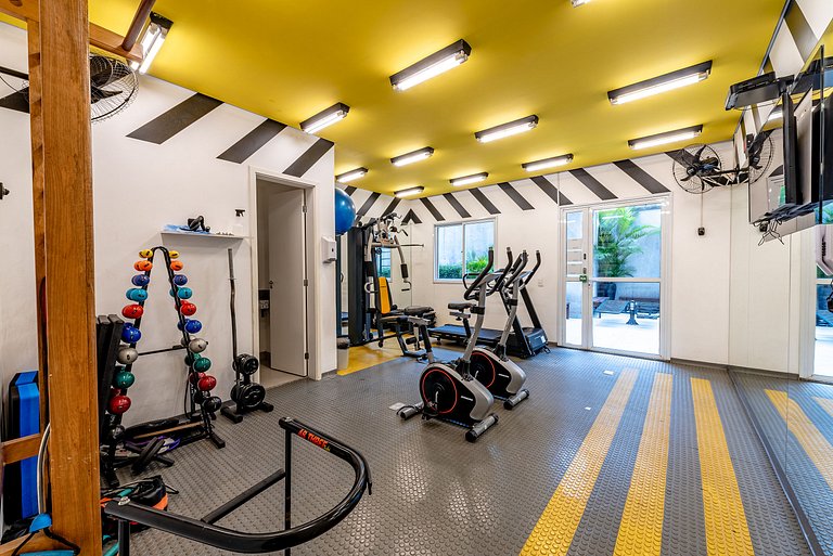 Apê Urbano Frei Caneca | Wi-Fi, Netflix e Academia