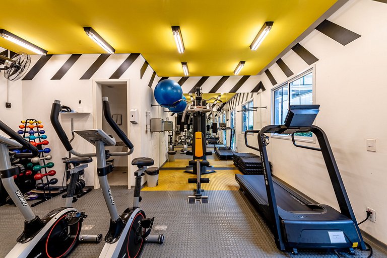 Apê Urbano Frei Caneca | Wi-Fi, Netflix e Academia