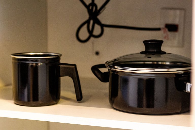 Apê no Centro de SBC com Ar, Garagem e Piscina