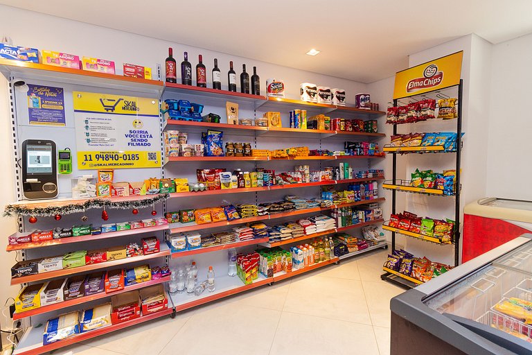 Apê Equipado em SBC com A/C, Garagem e Piscina