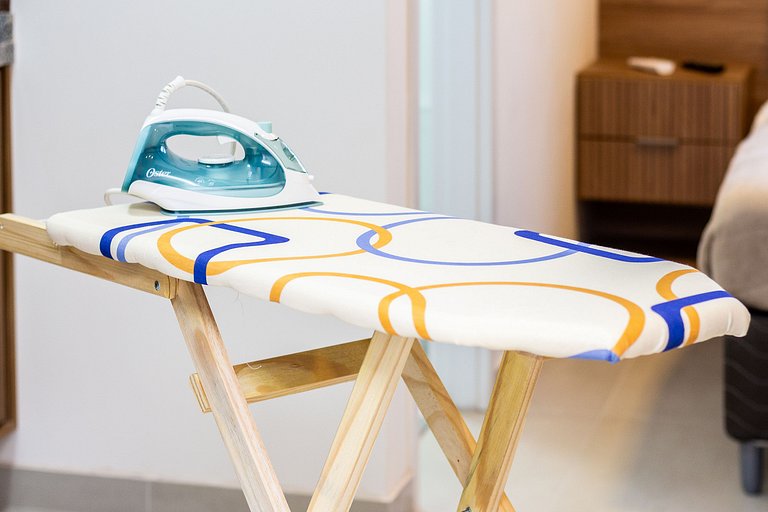 Apê Equipado em SBC com A/C, Garagem e Piscina