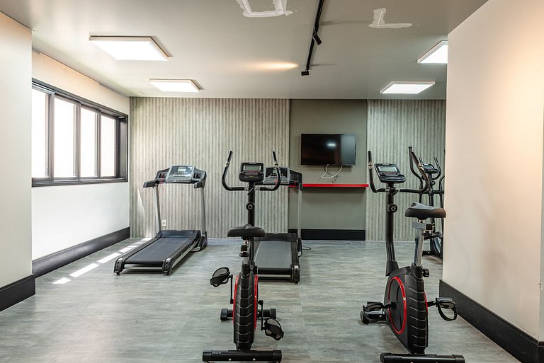 Apê Família | Varanda Chef + Piscina + Vaga + AC