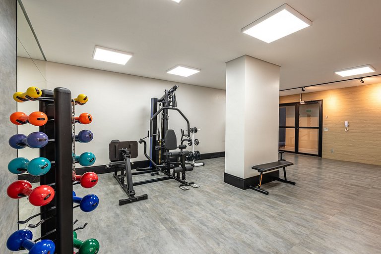 Apê Família | Varanda Chef + Piscina + Vaga + AC