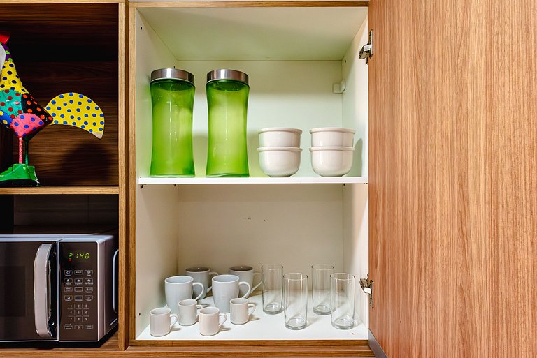 Apê Família | Varanda Chef + Piscina + Vaga + AC