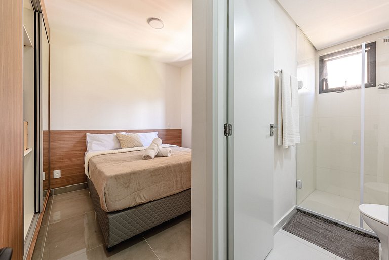 Apê Família | Varanda Chef + Piscina + Vaga + AC