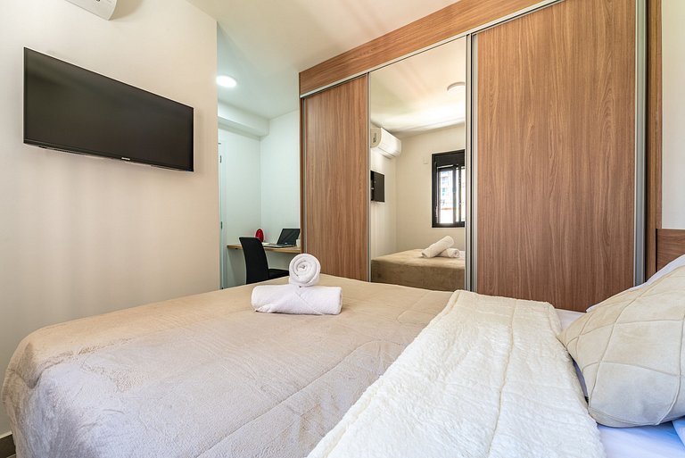 Apê Família | Varanda Chef + Piscina + Vaga + AC