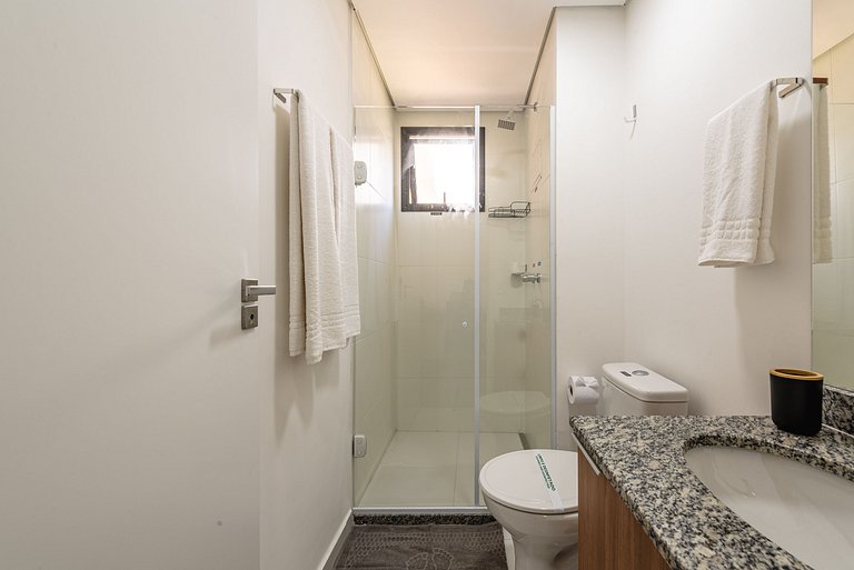 Apê Família | Varanda Chef + Piscina + Vaga + AC