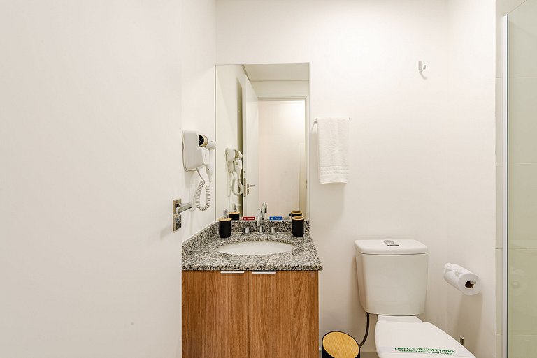 Apê Família | Varanda Chef + Piscina + Vaga + AC