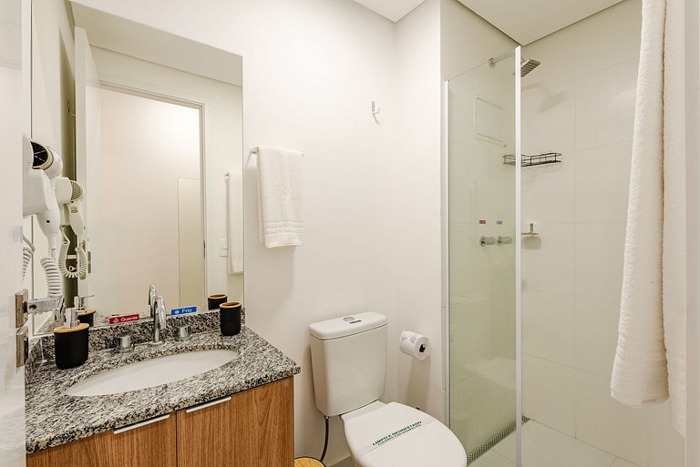 Apê Família | Varanda Chef + Piscina + Vaga + AC