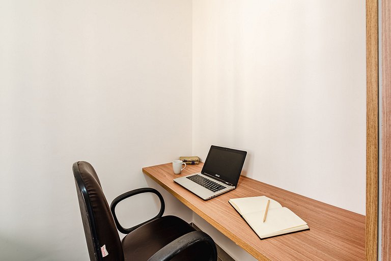 Apê Família | Varanda Chef + Piscina + Vaga + AC