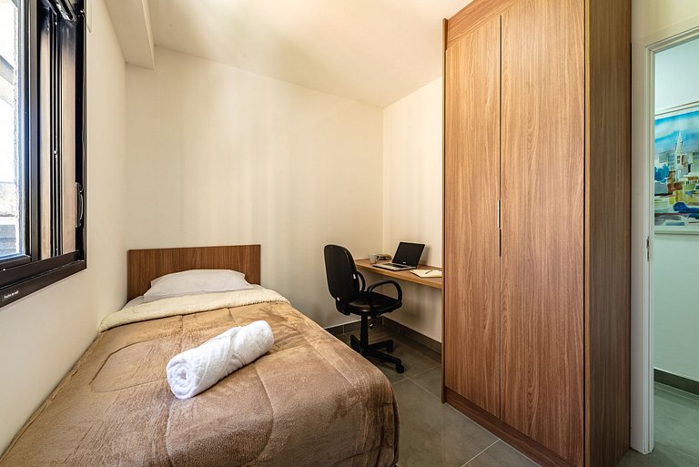 Apê Família | Varanda Chef + Piscina + Vaga + AC