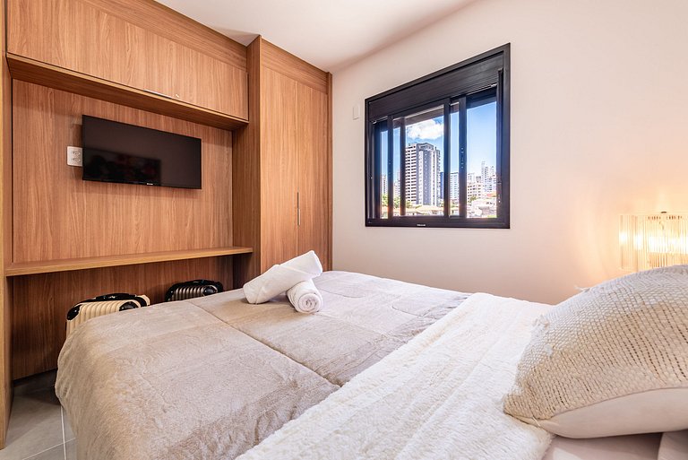 Apê na Aclimação | Lazer Completo + Vaga e A/C