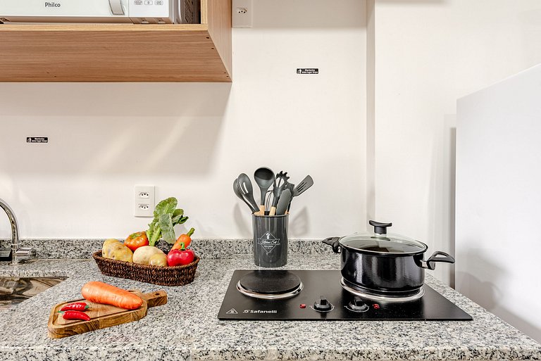 Refúgio Urbano em SBC | Piscina + Vaga + Academia