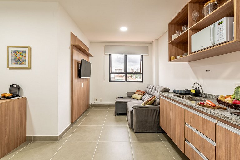 Refúgio Urbano em SBC | Piscina + Vaga + Academia