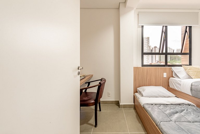 Refúgio Urbano em SBC | Piscina + Vaga + Academia