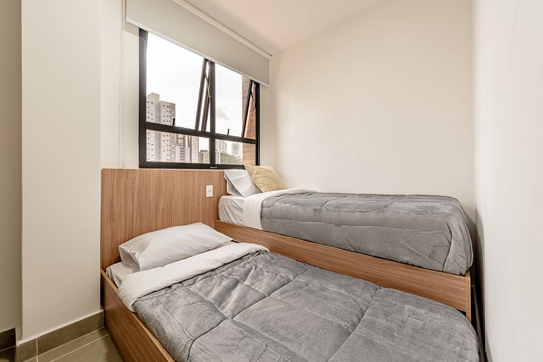 Refúgio Urbano em SBC | Piscina + Vaga + Academia