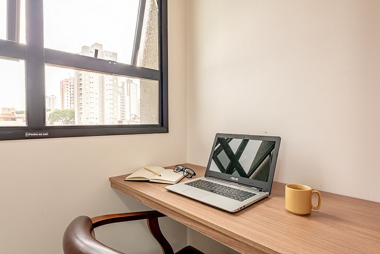 Refúgio Urbano em SBC | Piscina + Vaga + Academia