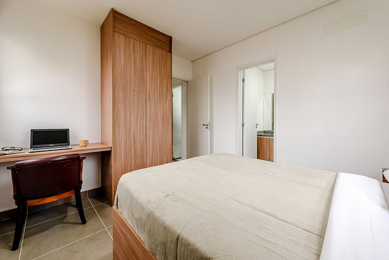 Refúgio Urbano em SBC | Piscina + Vaga + Academia