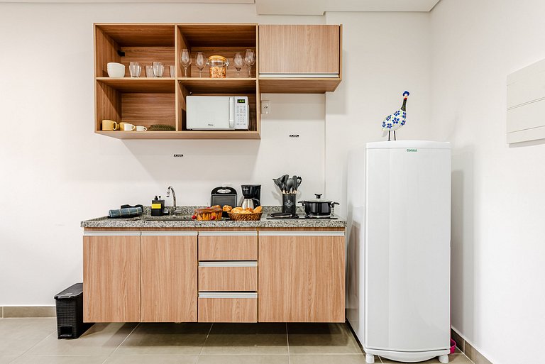 Apê Completo em SBC | Piscina + Vaga + AC e Wi-Fi